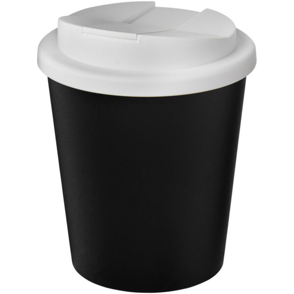 Kubek Americano® Espresso Eco z recyklingu o pojemności 250 ml z pokrywą odporną na zalanie